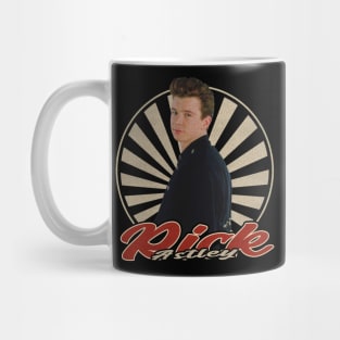 Vintage 80s Rick Astley Mug